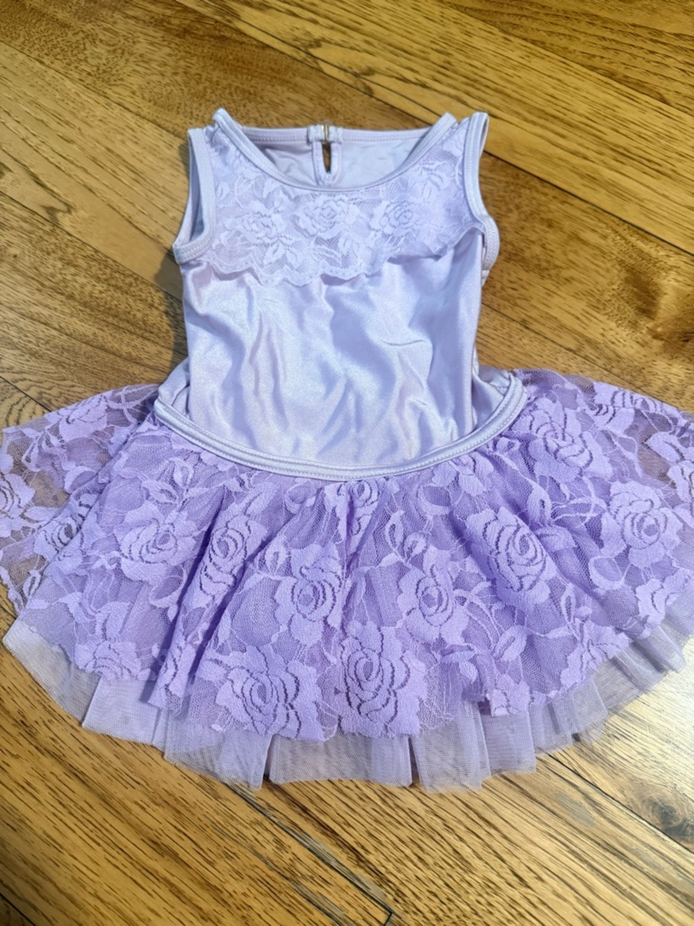 Lilac Lace Tutu Dress for Girls - Kids Dance Costume